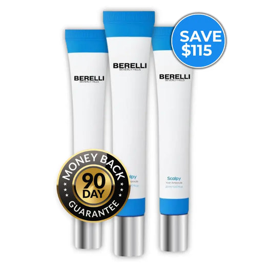 3x Berelli™ Scalp Serum Ampoule 3 Month Supply
